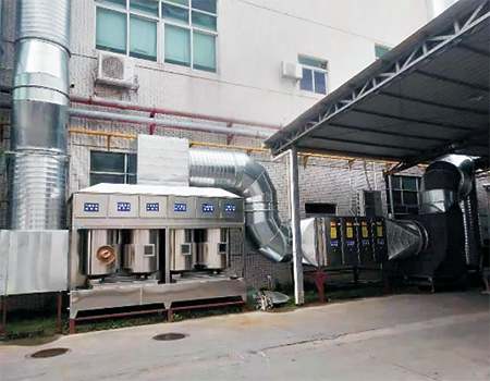 金屬制品噴涂及烘烤廢氣處理